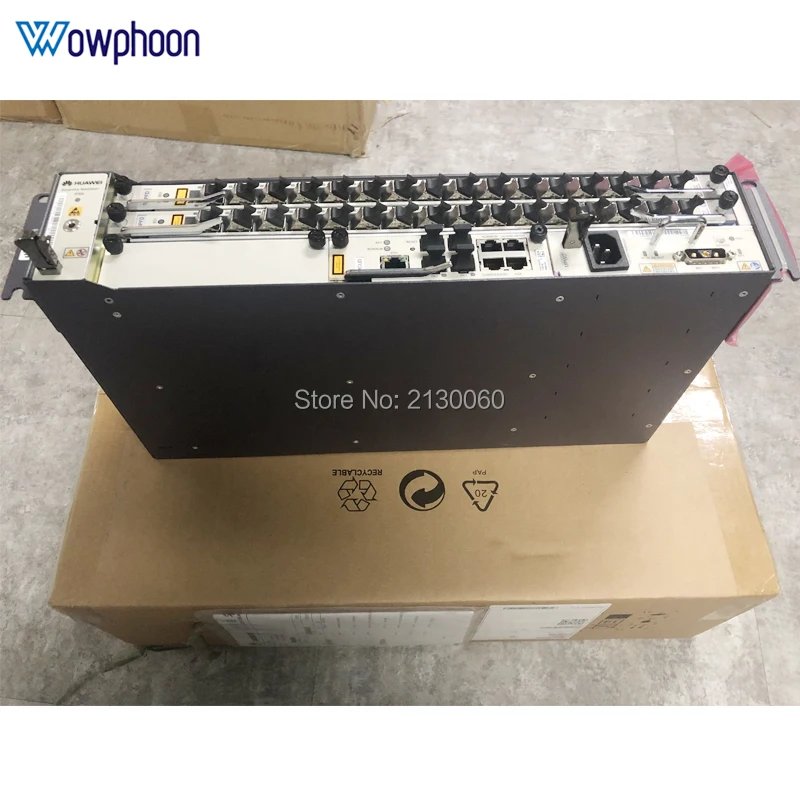 

HUAWEI GPON OLT MA5608T Chassis + MPWD + MCUD1 + 2* GPFD C++, GPON OLT 10G AC with 16 PON interface board C++