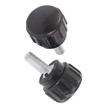 

New M4 x 10mm Round Head Screw On Thumbscrews Knurled Clamping Knob 2 Pcs