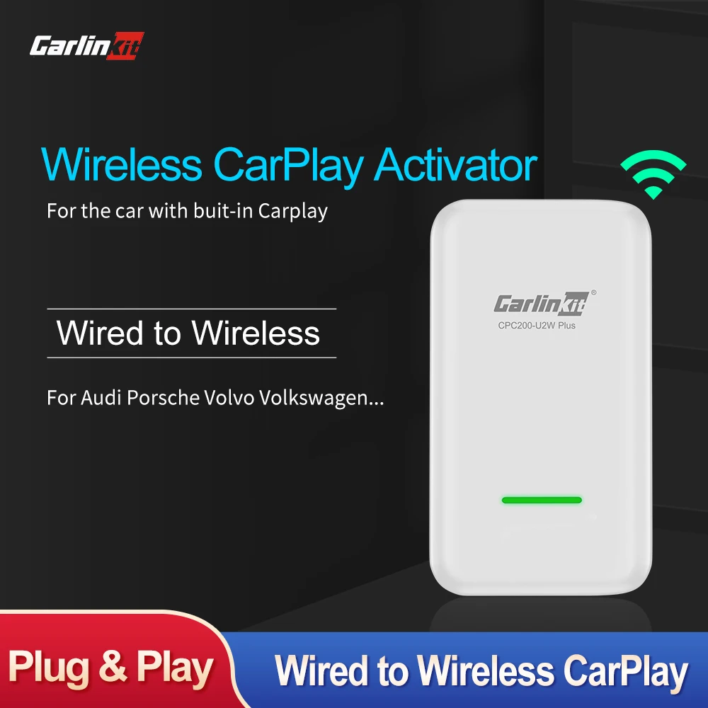 Carlinkit Carplay беспроводной адаптер для Benz Audi Porsche Volkswagen оригинальный автомобильный