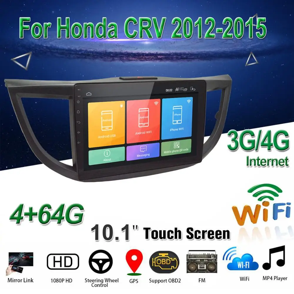 Автомобильный мультимедийный плеер MP5 на Android 10 1 с экраном 9 дюйма GPS Bluetooth Wi Fi 3G/4G