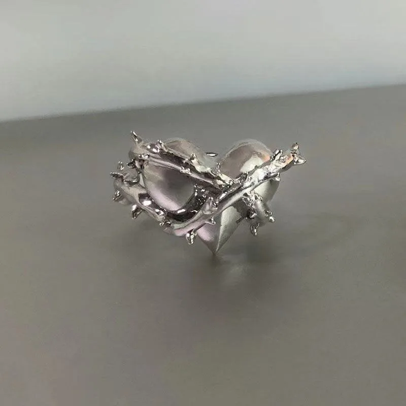 Newest Fashion Creative Punk Gothic Thorns Love Heart Rings Vintage Opened Rings For Women Party Jewelry Engagement Wedding Gift 6 Hd48ab0242fa54fe3b1893f800a6aa7dfo