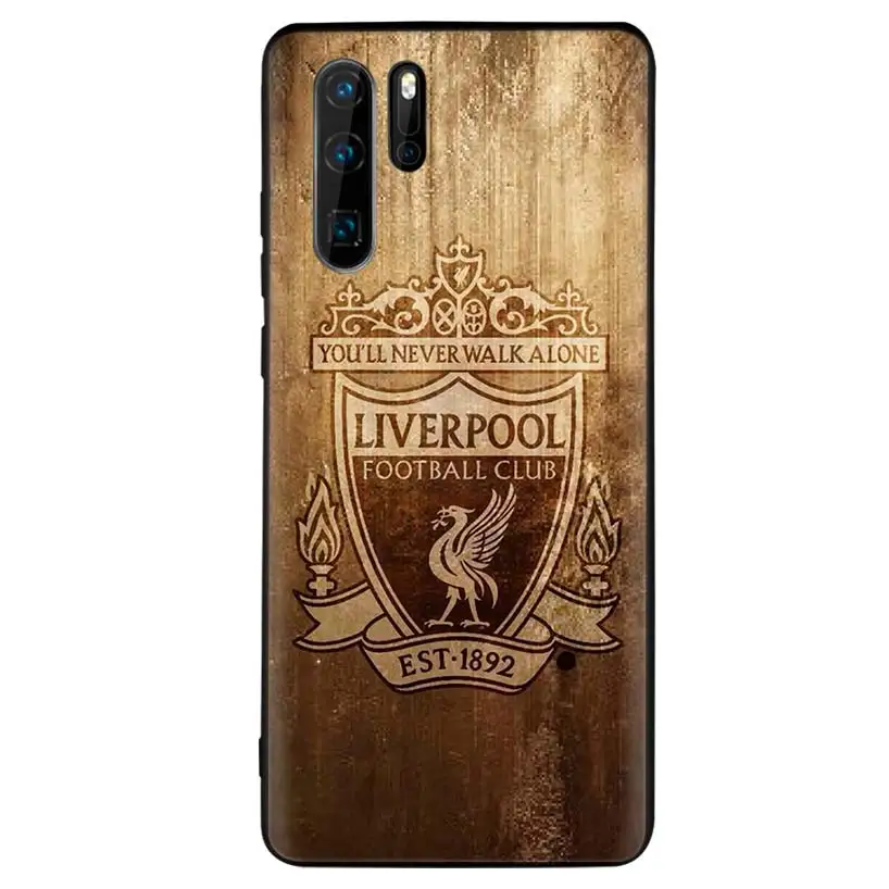 Популярный черный мягкий чехол Liverpool Club для huawei P30 P20 P10 Lite Pro P Smart Z mate 30 10 20 Lite чехол для телефона