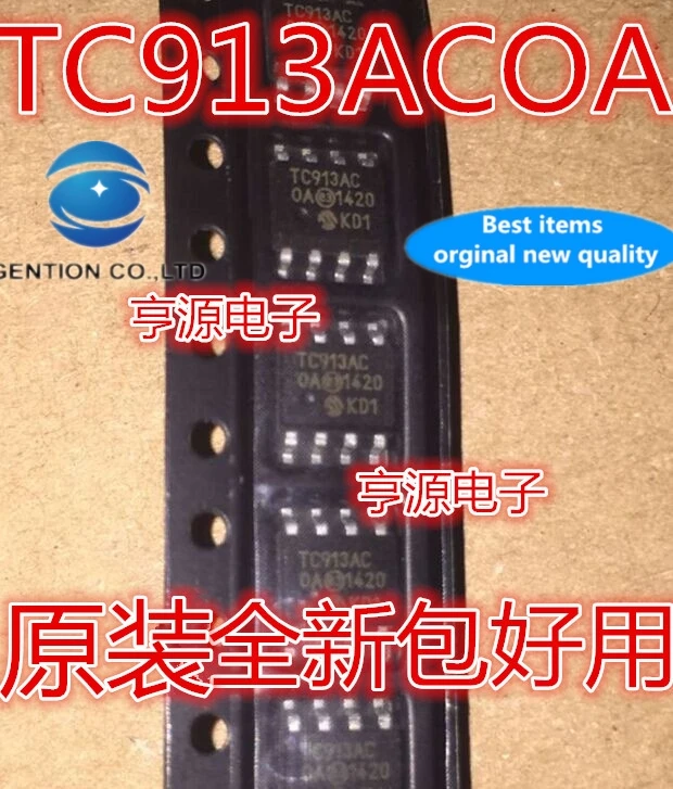 

10 шт. TC913A TC913AC TC913 tc913автоматический усилитель мощности op-amp В наличии 100% новый и оригинальный