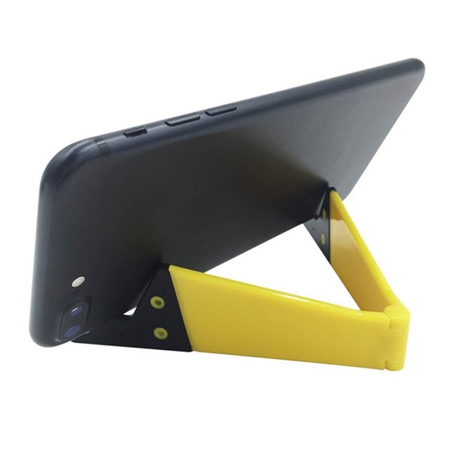 phone essential!Universal Desktop Folding V-shaped Mobile Phone Stand Colored V-shaped Lazy Stand Base
