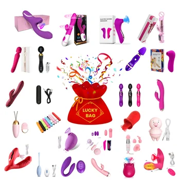 2021 New Lucky Mystery Box 100% Surprise High-quality Christmas Gift G-Spot Rabbit Vibrator Clitoris Stimulator Vaginal Massager 1