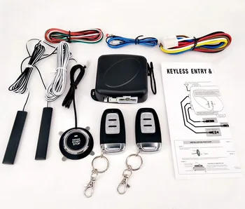 

For Jeep Wrangler Remote Star Keyless Entry System Car Security System Central Locking/unlock With 2 Remote Pke Start Stop Butto