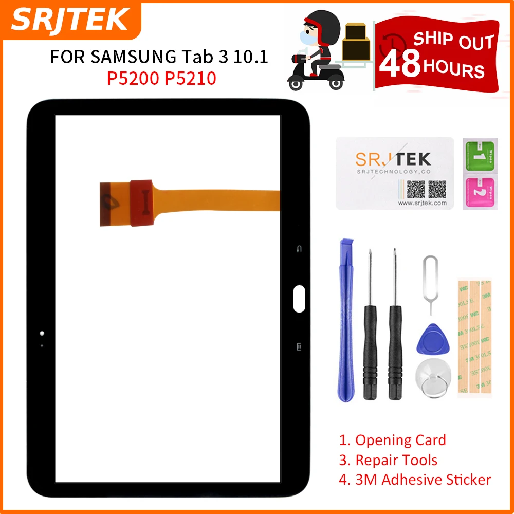 Сенсорная панель Srjtek P5200 для Samsung Galaxy Tab 3 10 1 P5210 дигитайзер сенсорного экрана
