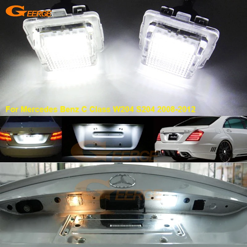 Для Mercedes Benz C Class W204 S204 2008-2012 отличный ультра яркий Smd светодиодный светильник без