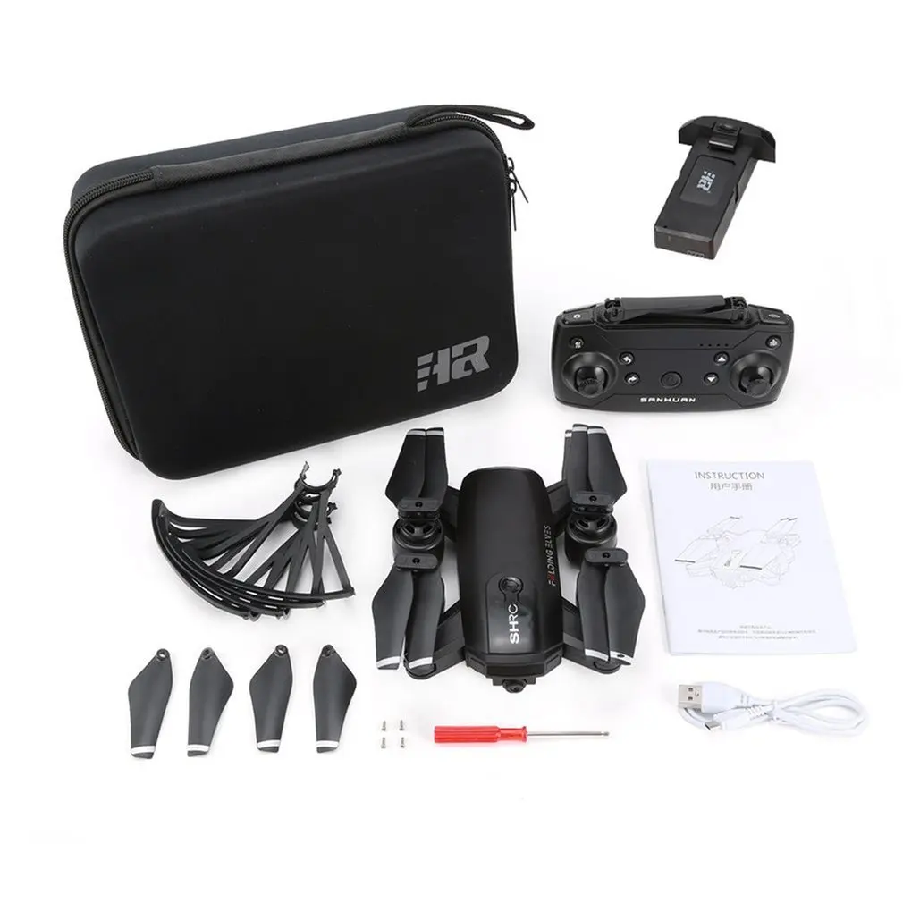 5G 1080P 3B black SHRC H1G Радиоуправляемый Дрон Квадрокоптер 720 P/1080 P 2,4G/5G WiFi FPV gps режим следования за мной складной 25 минут время полета Радиоуправляемый Дрон Квадрокоптер - Цвет: 5G 1080P 3B black