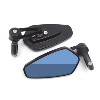 

Universal Motorcycle 22mm Motorcycle Handlebar Bar End Mirror Black Side Rear View Mirrors FOR cafe racer ktm Yamaha mt 07 mt09