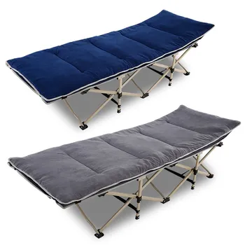 

Reinforced portable folding bed single office lunch recliner nap bed simple accompanying camp bed