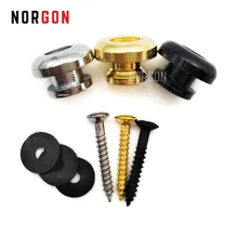 2 шт./пара гитарный ремень замки золото серебристый, черный Запчасти хром замок ремня кнопки пряжки Аксессуары для гитары Замена