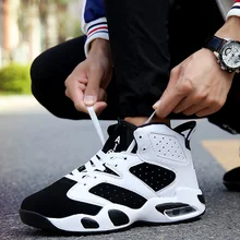 HUMTTO мужские баскетбольные кроссовки мужские уличные высокие баскетбольные кроссовки женские удобные амортизирующие спортивные армейские ботинки унисекс Новые