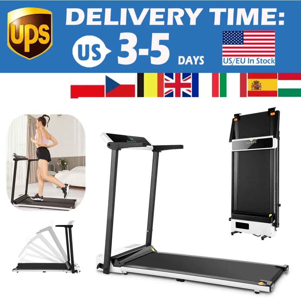 Foldable Treadmills Home Gym Indoor Exercise Electric Walking Running