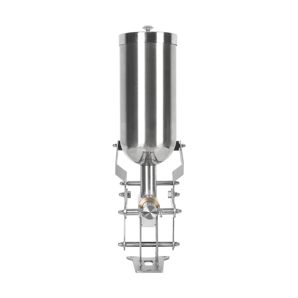 4.5L Homemade Spanish Churros Machine Manual Jam Filling Cream Filler With 3 Pipes