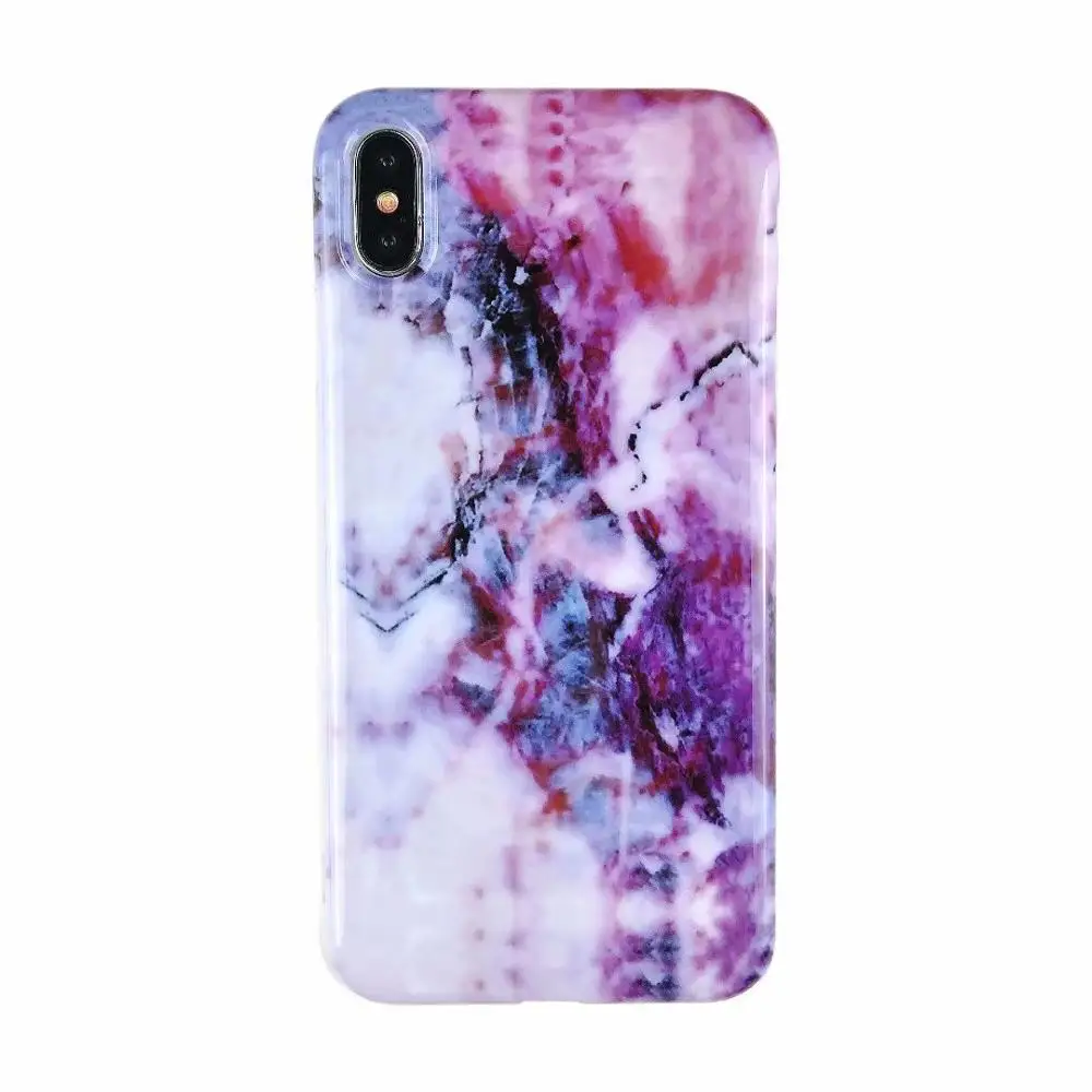 12 Мраморный X чехол s для iphone X XS Max Чехол Мягкий ТПУ задняя крышка для iphone XS XR iphone 8 7 6 6S Plus чехол для телефона - Цвет: 12