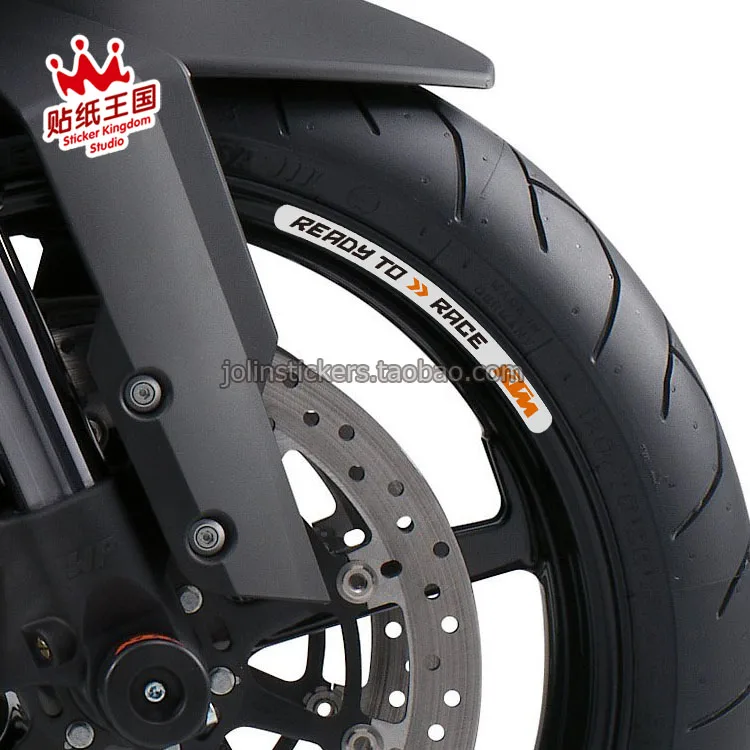 4 фото для KTM Duke 200 390 690 790 990 1190 1290 RC8 RC390 наклейка для колес светоотражающий обод велосипеда мотоцикла