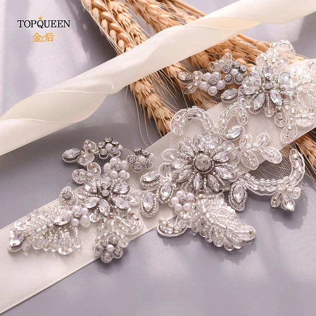 Фото женские свадебные пояса topqueen s139 вечерние ремни с кристаллами