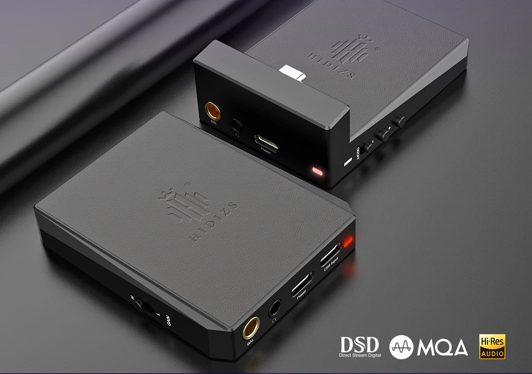 Hidizs DH80 DH80S Portable Headphone Amplifier USB DAC AMP DSD Decoding with MQA HiFi Audio DAP for Mac OS / Win / Android iOS