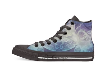 

Jellyfish Storm Novelty Design Casual Canvas Shoes Custom shoes Drop Shipping