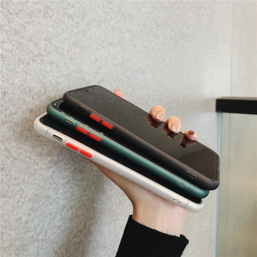 Ультратонкий Мягкий чехол для телефона iPhone 11 Pro Max 7 8 6 6s Plus X XR XS Max противоударный матовый прозрачный силиконовый чехол