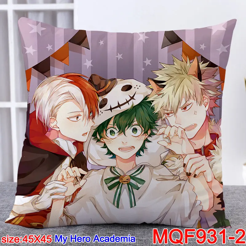 45X45 см Аниме Boku no Hero Academy наволочки Мой герой Academy Dakimakura Чехол 3D двухсторонний принт наволочка Настройка M2 - Цвет: 3