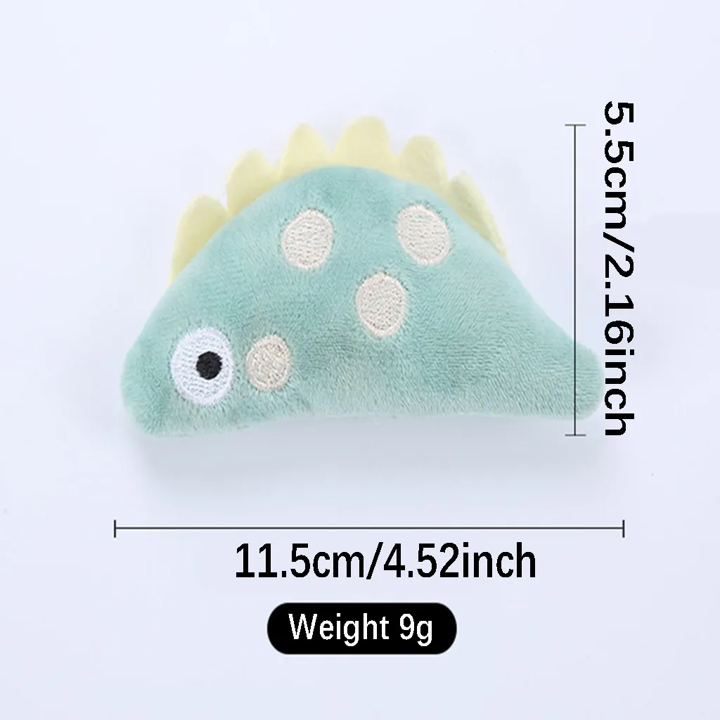 Pet Cat Toy Cute Plush Animal For Kitten Mint Teaser Play Interactive Pet Chewing Vocal Toy Claws Thumb Bite Cat Mint