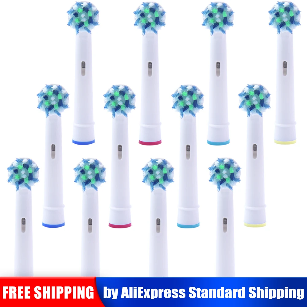

Toothbrush Heads EB50 Replacement Fit for Oral B Cross Function Toothbrush Heads Compatible with Braun Toothbrush pro 500,600