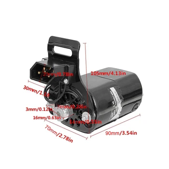 

Home Sewing Machine Black Motor With Foot Control Pedal 0.9A Low Noise Quality