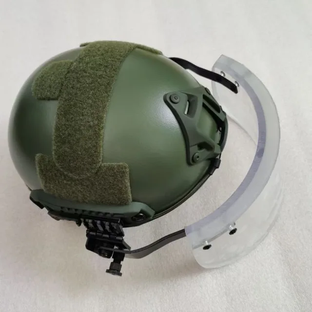 Visière de casque tactique pare balles NIJ 3A, masque balistique