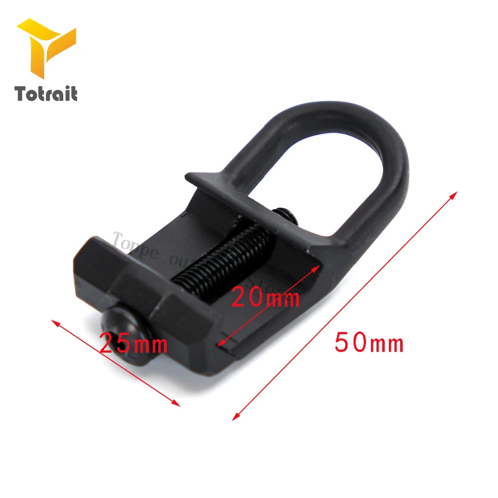 

TOtrait Quick Detach RSA GBB Buckle Plate Adapter Rifle Sling Swivel Hook Mount Adapter For 20mm Picatinny Weaver Rail Hunting