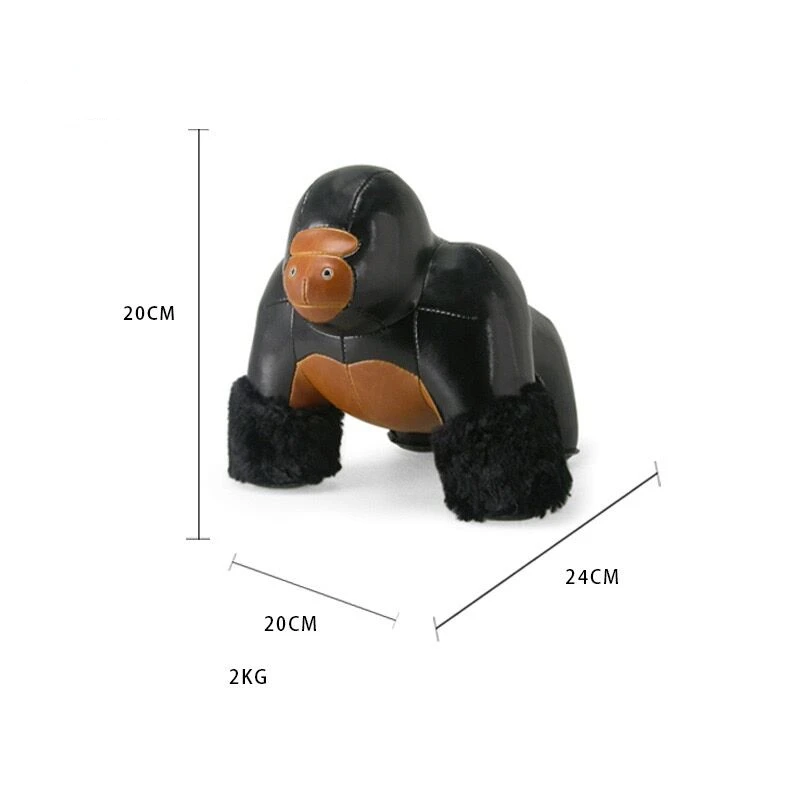 Искусственная кожа King Kong ape форзац пресс-папье ручной работы орнамент Искусство украшение дома креативный сувенир персонализированный подарок на день рождения - Цвет: L