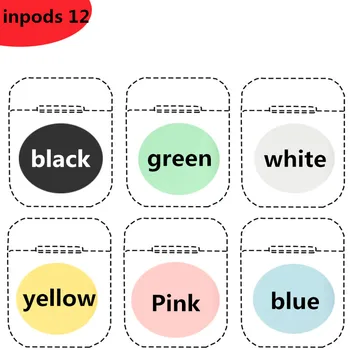 

Macaron i12TWS wireless bluetooth 5.0 headset automatic pop-up window for all smartphones with Android iOS system 10pcs