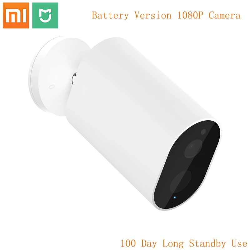 

New Original Xiaomi Smart Camera 1080P With Battery Gateway 120 Degree F2.6 IP65 AI Humanoid Detection WiFi IP Wireless Camera