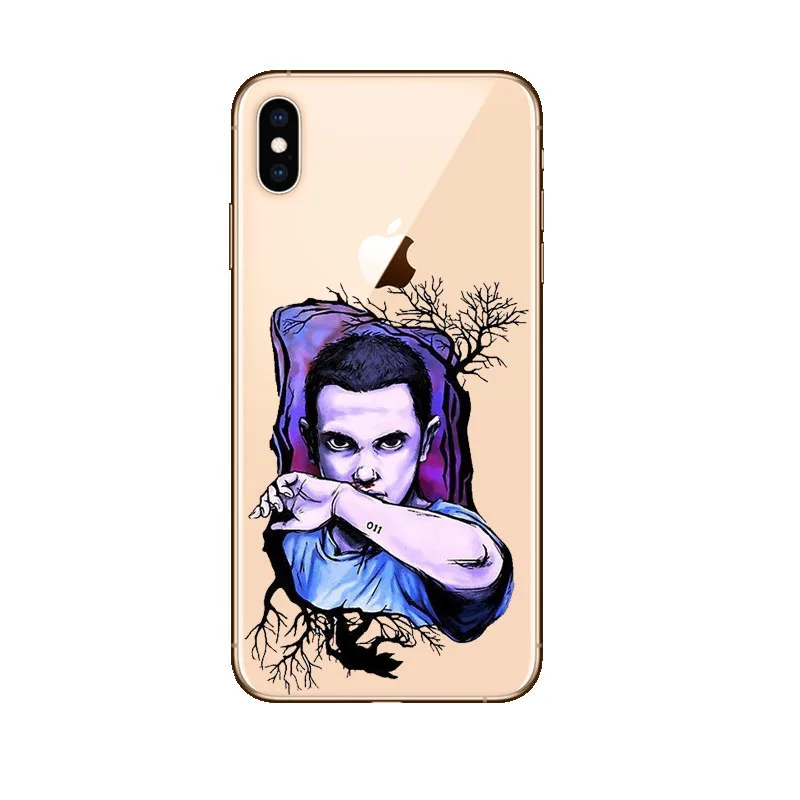 TPU Для iphone 6 7 8 чехол tv Stranger Things Мягкий силиконовый чехол для телефона iphone 11 11Pro X XS Max XR 7Plus 8Plus 6SPlus 5s SE - Цвет: TPU