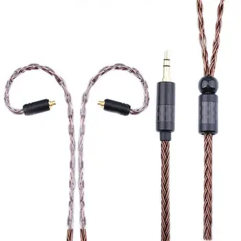 

16 Core Silver Plated Wire Earphones Cable 3.5mm MMCX Line for UE900 SE315 SE846