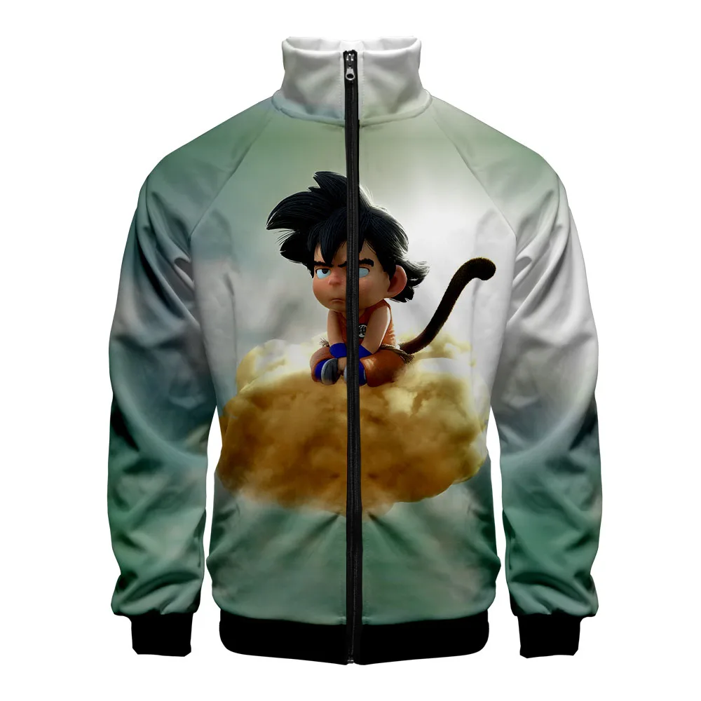 2019 hot sale Zipper hoodies Dragon Ball 3D print Hoodie Sweatshirt men sweatshirt Harajuku Hoodies stranger things  for men