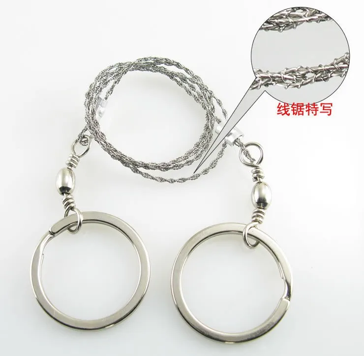 

Outdoor Open Country Survival Saw Equipment Wire Saws Line According to Wire Saw Stainless Steel Wire Rope Multi-Directional Wir