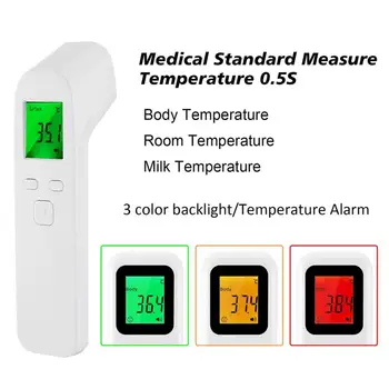 

INSTOCK!UX-A-02 Non-contact Infrared Thermometer Handheld Infrared Thermometer High Precision Measures Body Temperature