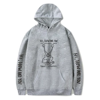

Hot New Daniel Johnston Hoodies Men/women Harajuku High Quality Cotton Hip Hop Men's Hoodies and Sweatshirt gray casual Clothes