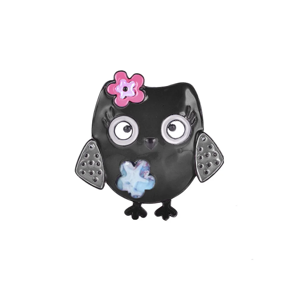 Cring Coco новинка 2019 ярко розовая эмалированная женская детская модная брошь для