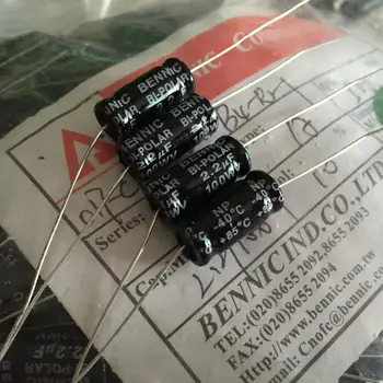 

Original Binding Basis Bennic 2.2uf100vdc Have A Fever Axial Frequency Division Electrodeless Capacitance Electrolytic capacitor