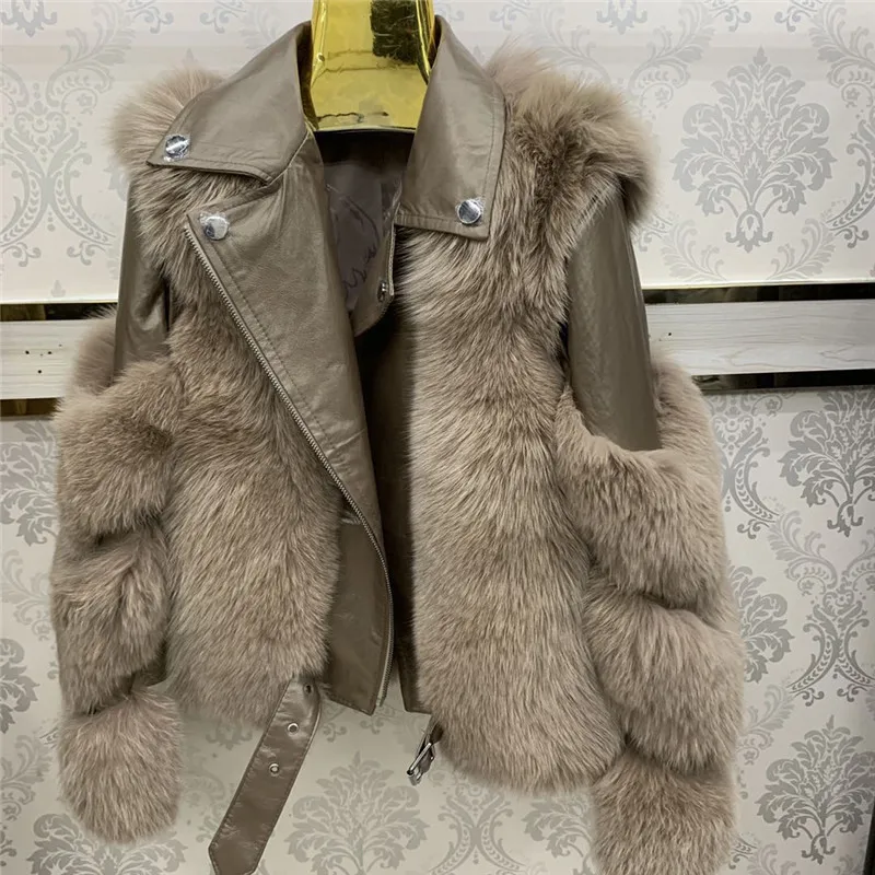 2020 Fashion Hot Real Fur Coat Vest Winter Jacket