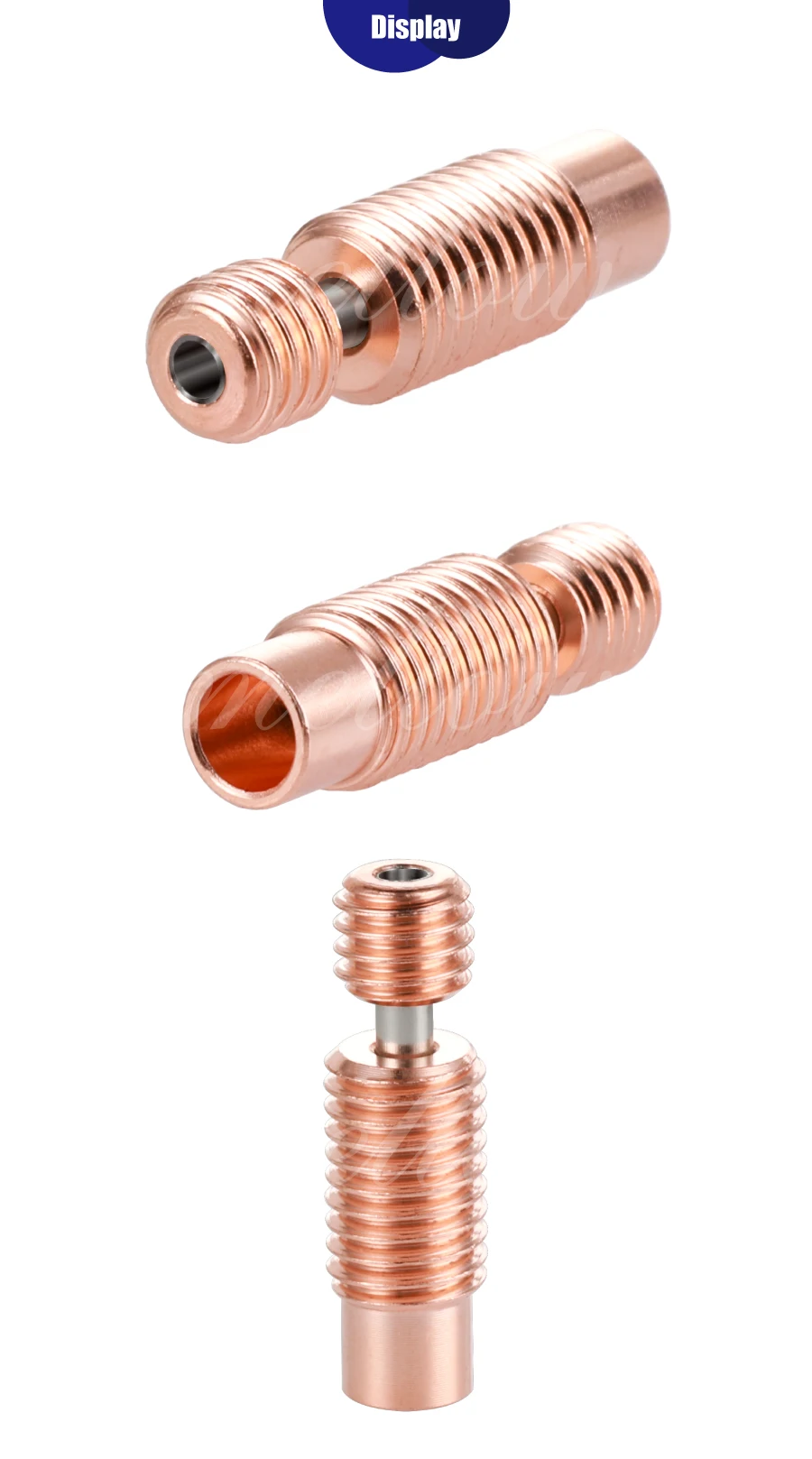 Bocal da Impressora Garganta para 1.75mm Mellow All-metal Calor Quebrar Cobre & Aço Inoxidável 3d E3d v6 Hotend Aquecedor Bloco nf V6-crazy 40 Computador e Escritório
