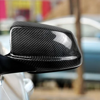 

1 pair Carbon Fiber Car Wing Mirror Cover Rearview Mirror Caps Replacement For BMW 5 Series F10 F18 520LI 323LI 535LI 2011-2013