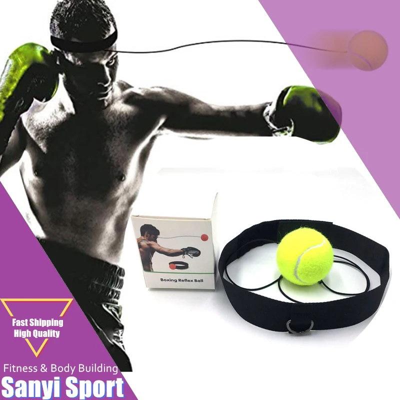 Boxing Reflex Speed Ball with Headband MMA Muay Thai Fight Ball For