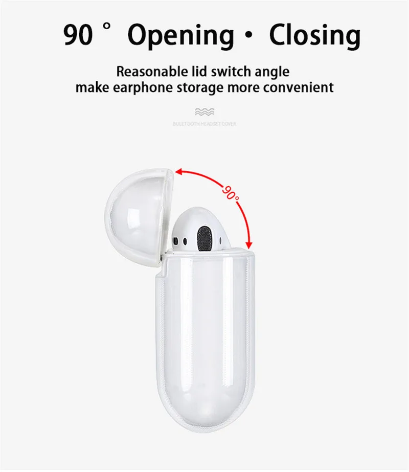 100Pcs Wholesale Transparent Wireless Earphone