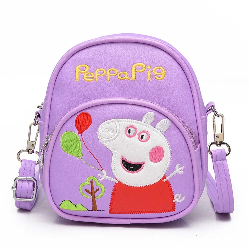 Peppa Pig Джордж свинка рюкзак Джордж Аниме Фигурка школьная сумка модный открытый кукольный рюкзак детский подарок рождественские подарки