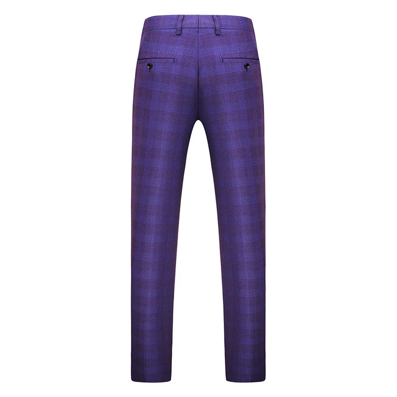 

Men Slim Fit Fashion Large Size Suit Pants 718