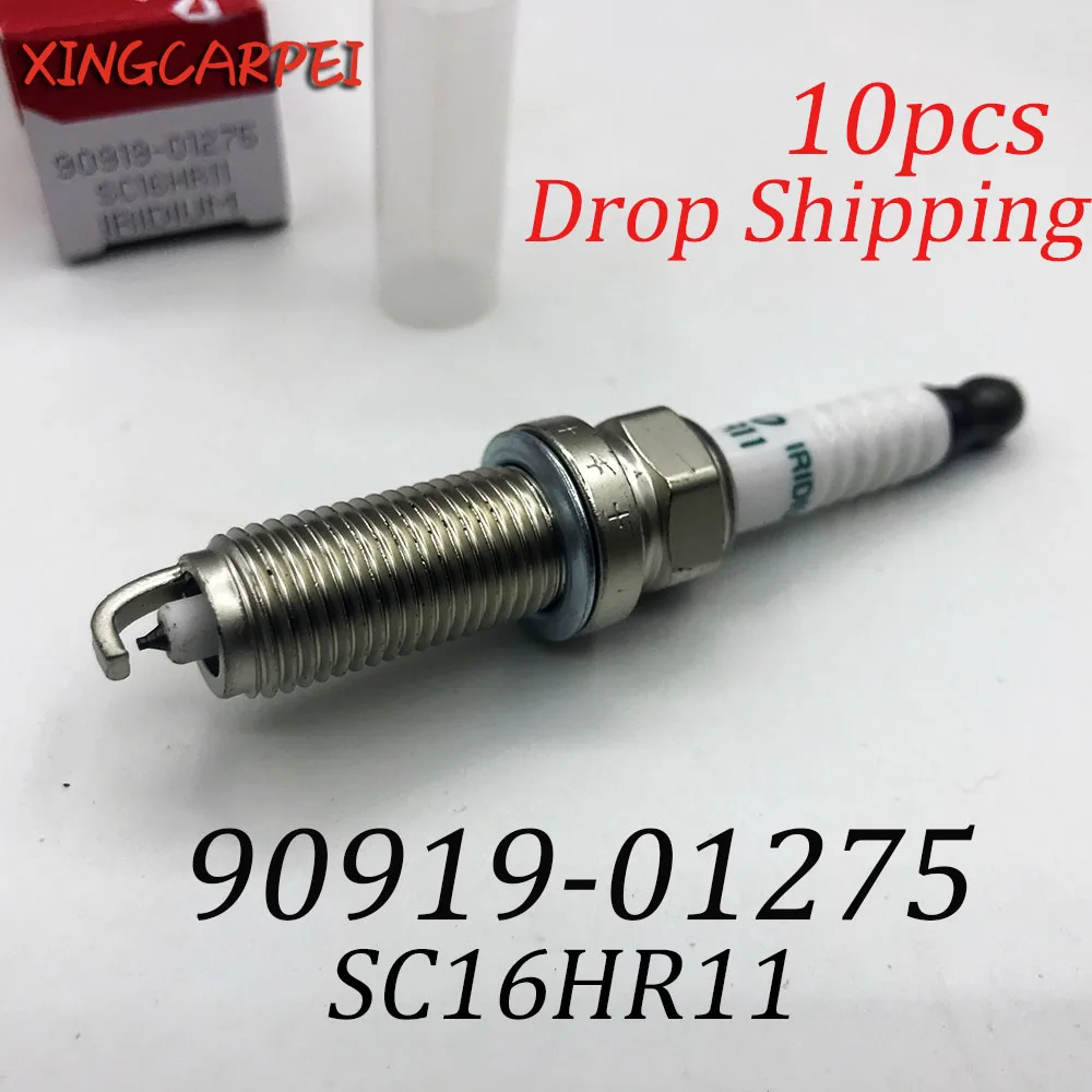 10 шт. SC16HR11 Автомобильная иридиевая Свеча зажигания подходит для Toyota Corolla Matrix Prius